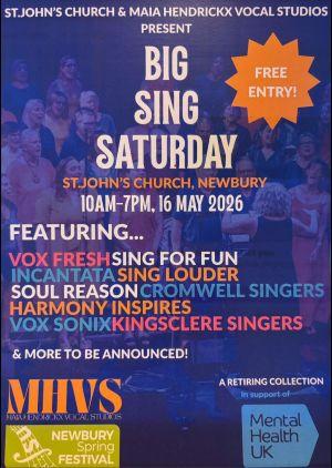 Newbury Spring Festival 2026   'Big Sing Saturday'